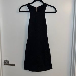 Bec& bridge textured little black dress